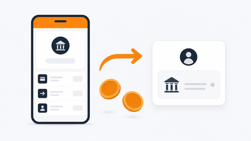 Diagram of a PayID transfer moving from a banking app to a receiving account via the New Payments Platform